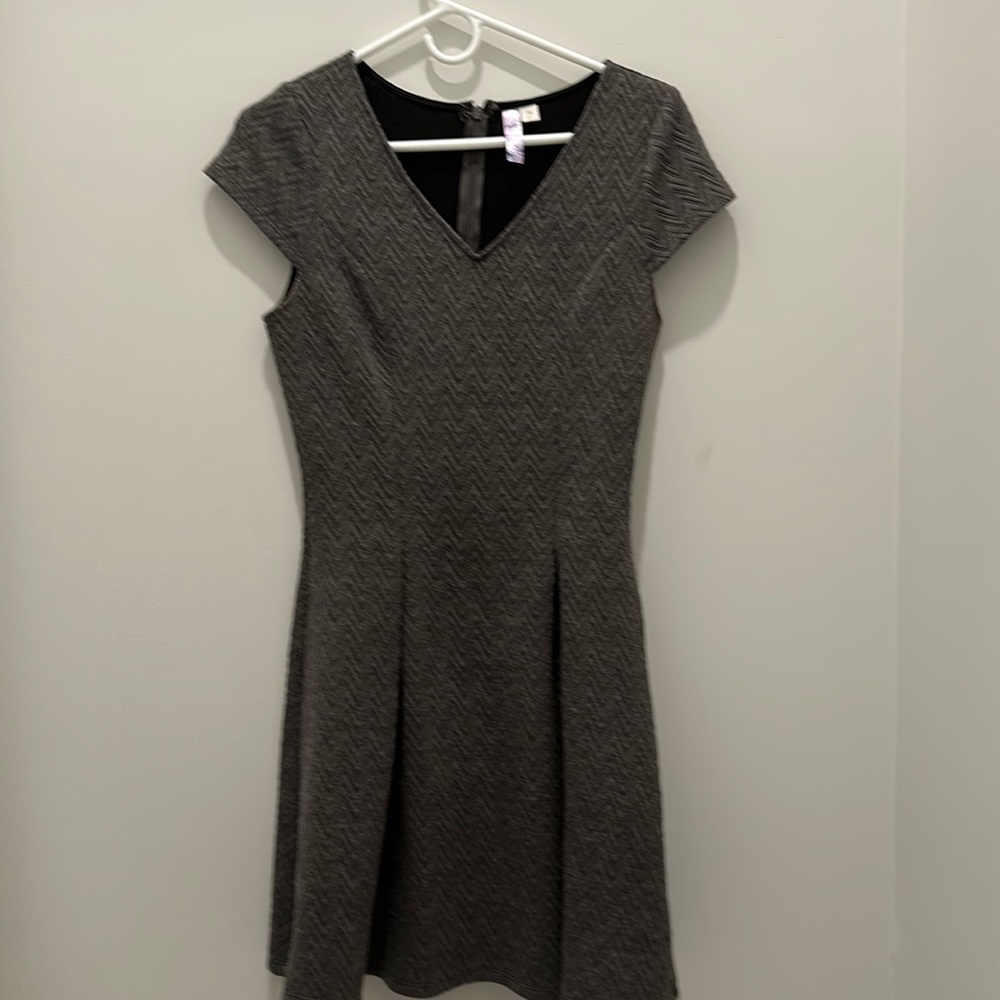 Grey Alya Patterned Dress